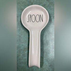 Rae Dunn Cream Ceramic Spoon Holder